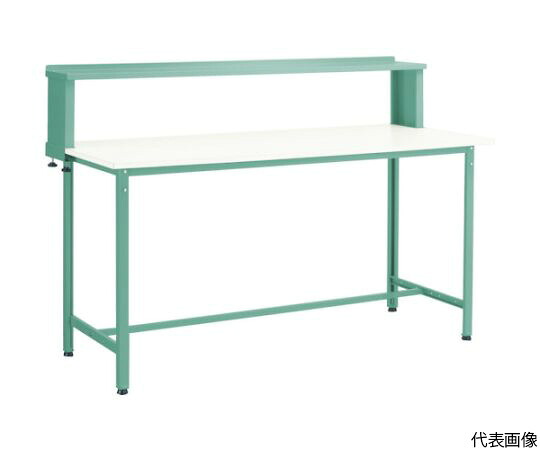 トラスコ中山 HRAE型進め方台 1800X750XH900 上棚付 YG色 HRAE-1800YURB YG 1台