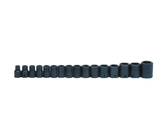 店内全品ポイント5倍★要エントリー★WILLIAMS インパクト用ソケットセット 1/2 ショート 6角 16個 JHWMS-4-16RC 1セット(16個入)|Shop de clinic店