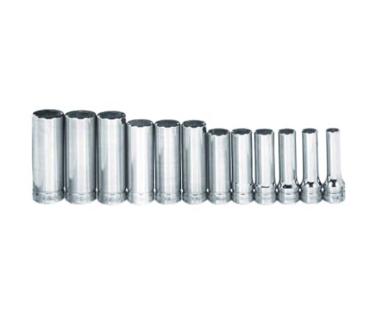 WILLIAMS 3/8ドライブ　ディープソケットセット　6角　12個 JHWMSBD12HRC 1セット(12個入)