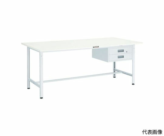 店内全品ポイント5倍★要エントリー★トラスコ中山 RAE型作業台 900X600XH740 2段引出付 DG色 RAE-0960F2 DG 1台|Shop de clinic店