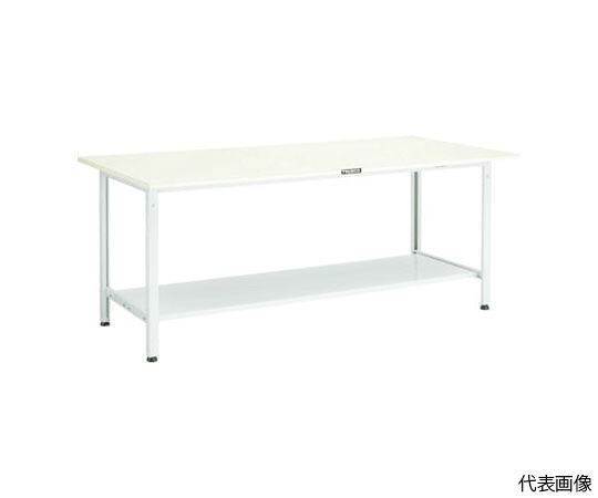 トラスコ中山 SAE型御勤め台 900X600XH740 下棚2枚付 W色 SAE-0960LT2 W 1台