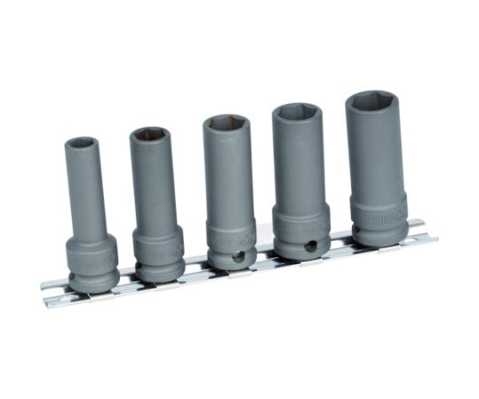 トラスコ中山 インパクト用ロングソケット5個組セット　差込角9.5mm T3-5LSET 1セット