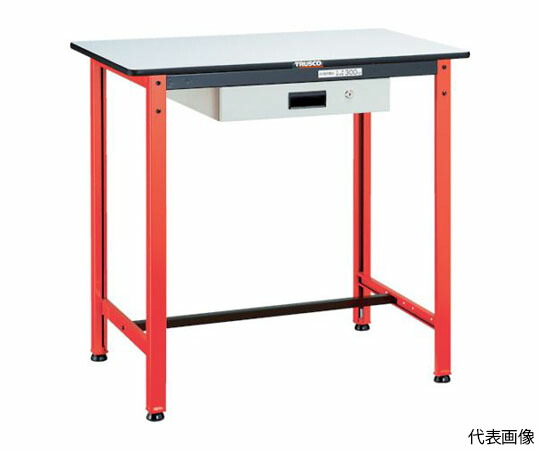 トラスコ中山 TFAE型立やり方台 薄型1段引出付 1200X600XH900 TFAE-1260UDK1 1台