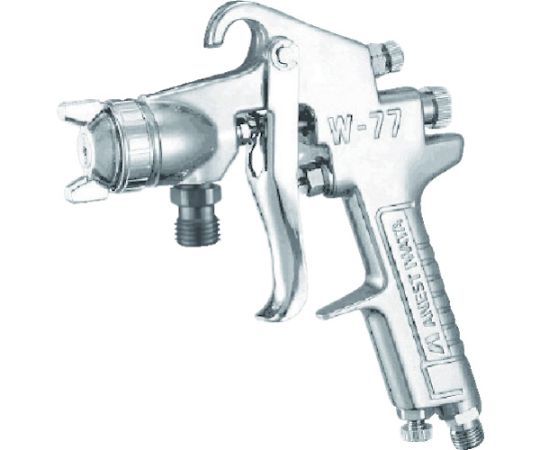 アネスト岩田 中形スプレーガン 吸上式 ノズル口径 Φ2.0 空気使用量250L/min W-77-2S 1台 19,040円