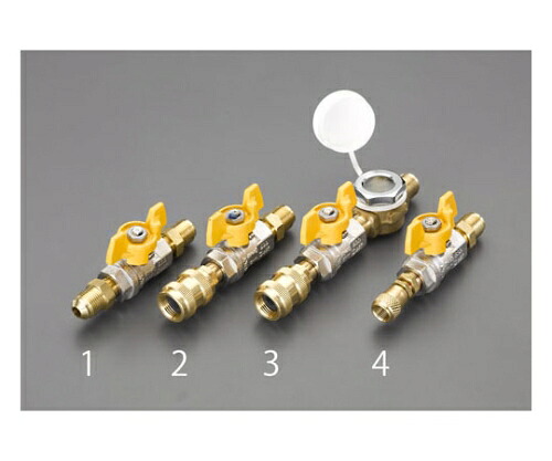 店内全品ポイント5倍★要エントリー★エスコ F3/8"xF3/8"ボールバルブ(サービス用) EA496EH-3 1個|Shop de clinic店