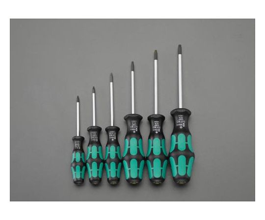 店内全品ポイント5倍★要エントリー★エスコ T7-T25/6本組[BoreTorx]ドライバー イジリ止付 EA573SD-60 1セット｜Shop de clinic店