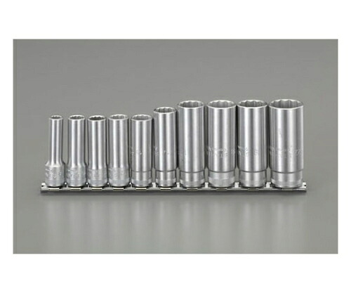 店内全品ポイント5倍★要エントリー★エスコ ディープソケットセット　3/8"DR/8-22mm EA617YE 1セット｜Shop de clinic店