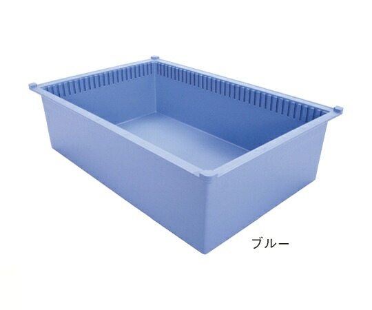 サカセ トレー　64-17タイプ（深さ17cm）耐熱・制電　ブルー PTDX64-17 1個