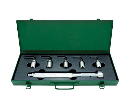 旭金属工業 トルクレンチ六角棒スパナヘッドセット　LC090N+5-12mm LCX3000 1セット