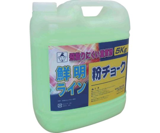 店内全品ポイント5倍★要エントリー★たくみ 粉チョーク5kg　蛍光グリーン 2242 1本｜Shop de clinic店