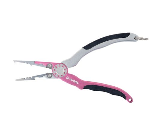 カハラジャパン プライヤー 6.5inchラバー付 アルミプライヤー スリムタイプ AP65RSL-PKSL 1丁