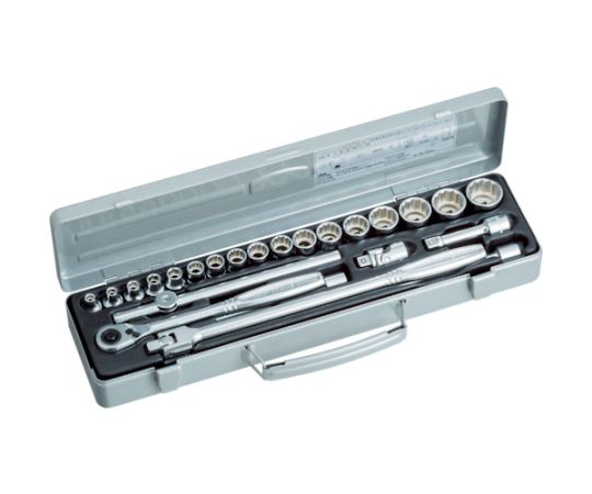 TONE ソケットレンチセット　6角12角タイプ　差込角9.5mm　24点セット CX3172 1セット