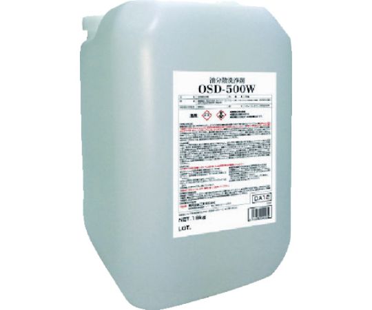 横浜あぶら身製作 OSD-500W（油散らばる洗い濯ぎ剤） 18Kg/BL DA12 1個