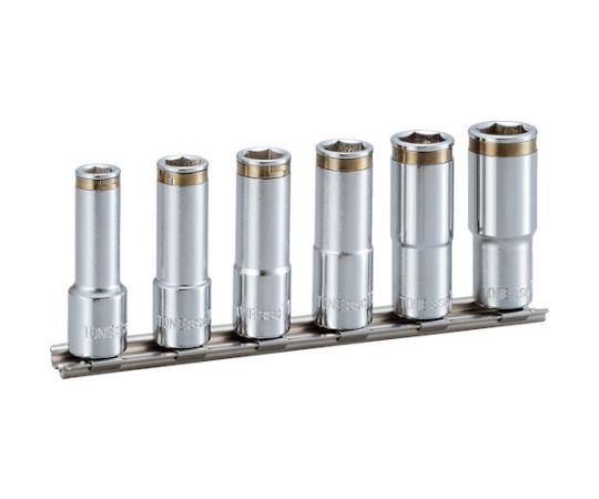 TONE ナットキャッチディープソケットセット（6角・保持者付） 6pcs HSCL306 1仕掛ける 手動工具-花・ガーデン・DIY