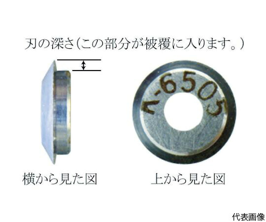 店内全品ポイント5倍★要エントリー★東京アイデアル リンガー 替刃 適合電線(mm):被覆厚0.20~ K-6495 1枚|Shop de clinic店