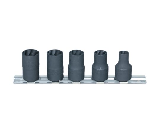 トラスコ中山 なめたボルト・ナット外し用ツイストソケット　8～14mm TTS3-5SET 1セット｜Shop de clinic店