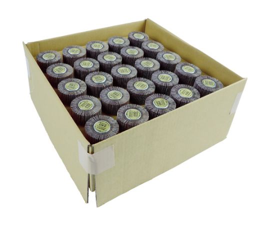 トラスコ中山 まとめ買い フラップホイル外径30×25×軸径6 120# 50個入 UF3025-120-50P 1箱(50個入)