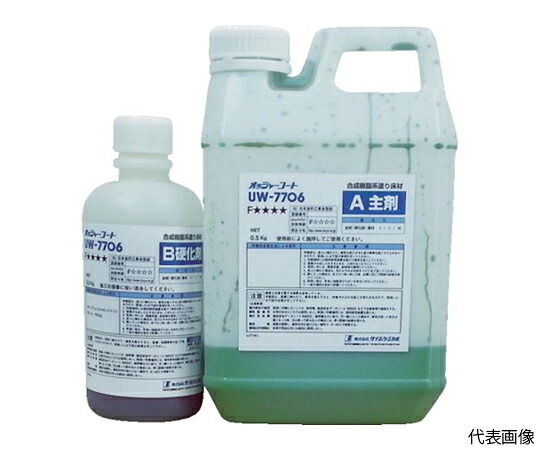 ひと休みケミカル オッシャーコート 混凝土粗さ取りつくろう剤 6Kg書き割り C48緑であること UW-7706-C48 1書き割り