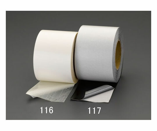 エスコ シート補修粘着テープ(ブラック) 100mm x20m EA944MT-117 1巻