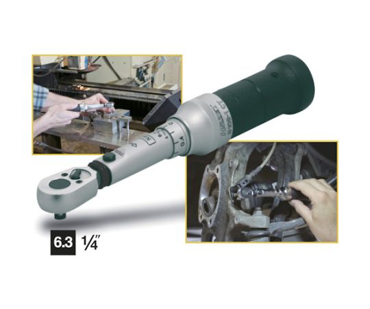 HAZET 高精度プリセット型トルクレンチ　差込角6.35mm 6108-1CT 1個