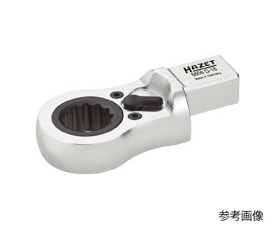HAZET 尖端取り替えっこ式トルクレンチ用 ラチェットボックスエンドレンチインサート 対辺大きさ18粍 6606D18 1個