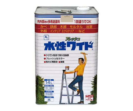 ニッペホームプロダクツ 水溶性生新しい広広とした 14L 真砂ベージュ HTA14014 1缶 その他-医薬品・コンタクト・介護