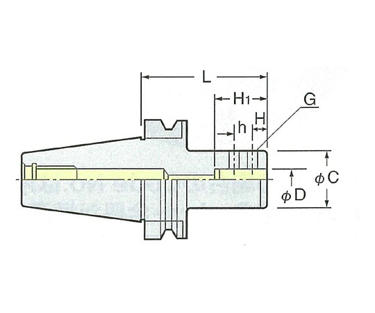 日研仕立て上げる所 高圧真っただ中スルー型サイドロックホルダ(せん孔機用) BT40-SL32C-90 1式 その他-医薬品・コンタクト・介護