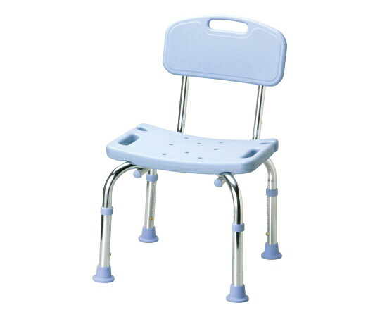 店内全品ポイント5倍★要エントリー★マキテック シャワーベンチMini 背付 ライトブルー SB-11LB 1個｜Shop de clinic店