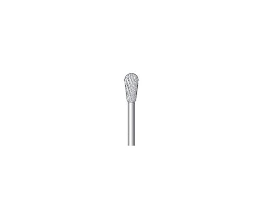 ナカニシ 超硬カッター 逆テーパー先丸(ダブルカット) 刃径6mm 刃長12mm 24572 1本