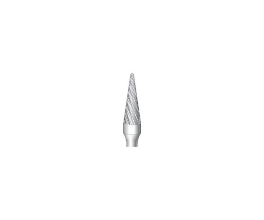 ナカニシ 超硬カッター　テーパー（ダブルカット）刃径9.5mm　刃長27.0mm 26163 1本
