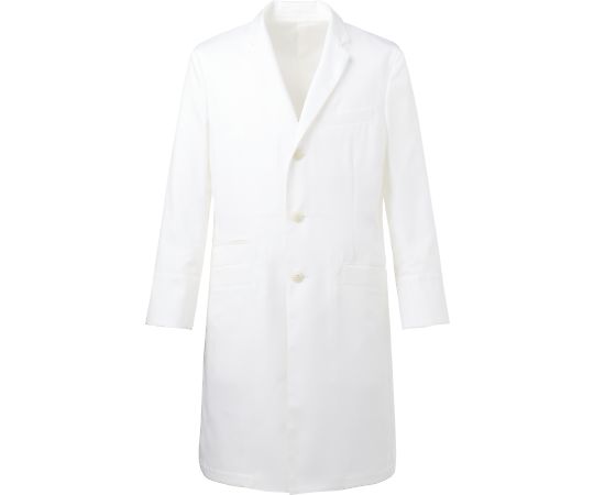 店内全品ポイント5倍★要エントリー★KAZEN メンズ診察衣 ホワイト S KZN210-10 S 1枚|Shop de clinic店
