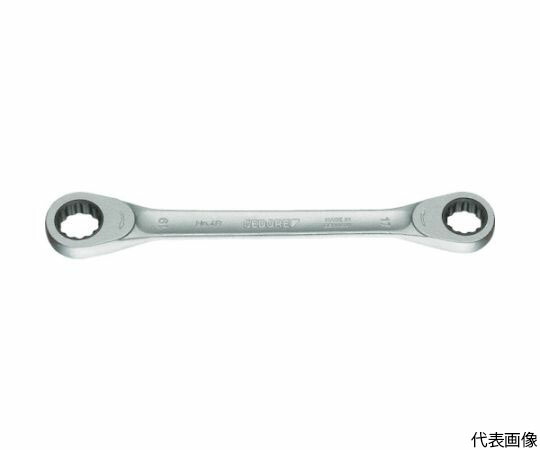ゲドレー ダブルラチェットめがねレンチ　17X19mm 2306816 1丁