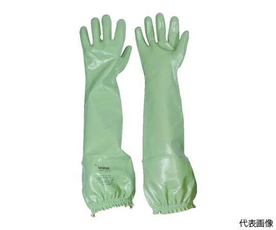 店内全品ポイント5倍★要エントリー★uvex 耐溶剤手袋　ルビフレックス　NB60SZ　L 6018069 1双｜Shop de clinic店