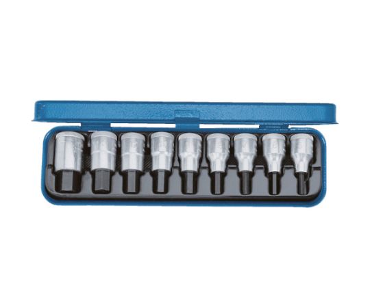 ゲドレー ヘキサゴンビットソケットセット 1/2 9セット IN19PM 6156250 1セット(9個入)