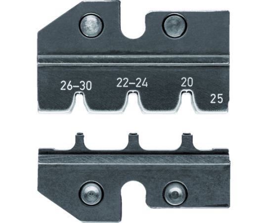 KNIPEX 9749-59 圧着ダイス型（9754-25用） 9749-25 1個／書き割り