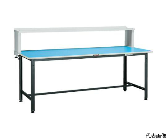 トラスコ中山 BE型軽さ御勤め台 1800X900 上棚付 W色 BE-1890YURBW 1台