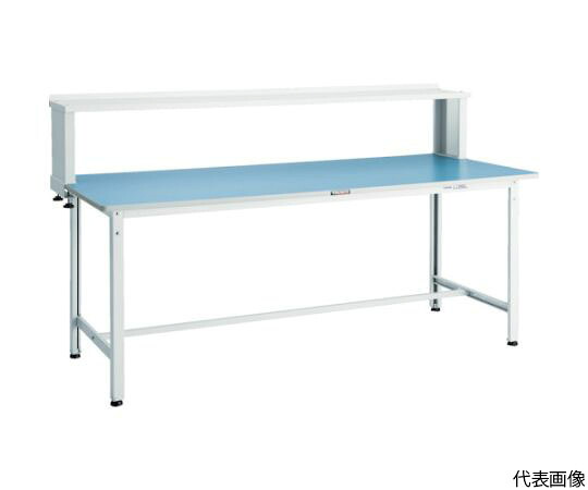 トラスコ中山 BER型軽さ御勤め台 1500X600 上棚付 BER-1560YURB 1台