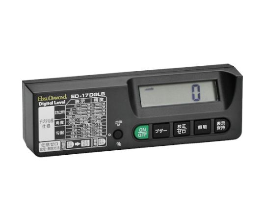 エビス（気泡管水準器器） デジタル気泡管水準器 170粍 ED-17DGLB 1個