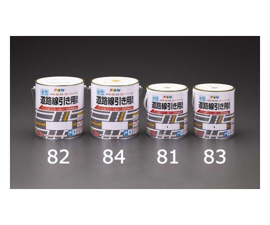 店内全品ポイント5倍★要エントリー★エスコ 4.0kg [水性]道路線引き用塗料(白) EA942CE-82 1個｜Shop de clinic店