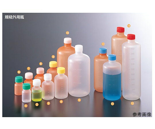 馬野舎密学入れもの 判定基準外用瓶 100mL 茶/赤 無菌化有 1-29 1入れもの(200本入) 接着・補修用品-粘着テープ
