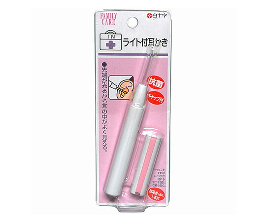 白十字 FC（ファミリーケア）　ライト付　耳かき　1個入 46336｜Shop de clinic店