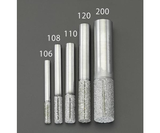 エスコ ダイヤモンドルーター（複合材用/円筒）　10mm EA827ES-110 1本