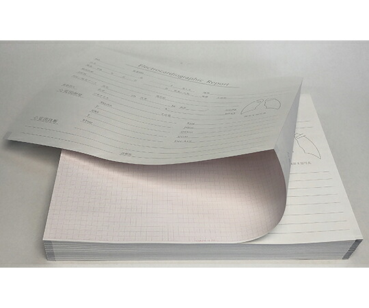 店内全品ポイント5倍★要エントリー★ちばら 心電図記録紙 幅210mm×長100m/折295mm(折り畳み型・裏面カルテ・方眼線有) 5冊入 CQB210-10-295 1箱(5冊入)|Shop de clinic店