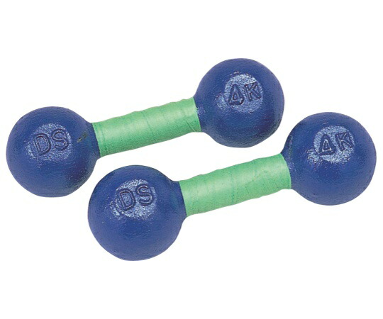 淡野製作所 鉄アレー　4kg D-807 1組(2本入)