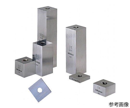 ミツトヨ 鋼製スケヤゲージブロック/100.00mm/2級 614681-04 1個