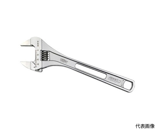 IREGA 軽量モンキーレンチ 92LW 全長312mm 最大口開き46mm 92LW-12 1丁