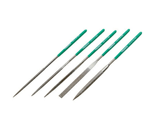 トラスコ中山 ダイヤモンドヤスリ　精密用　5本組　セット GS-5-SET-400 1セット(5本入)