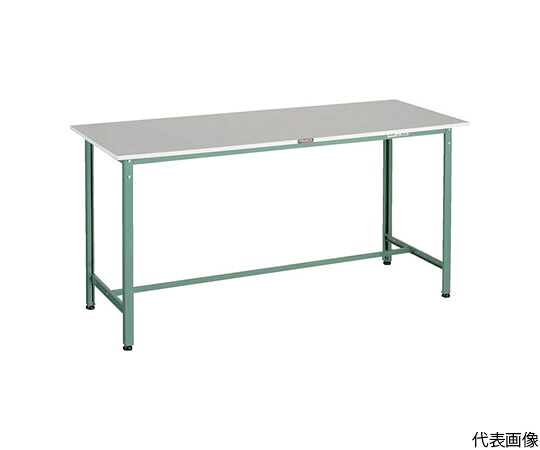 店内全品ポイント5倍★要エントリー★トラスコ中山 HRAE2型　RoHS2対応天板　立作業台　1800X600XH900　GN色 HRAE2-1860 1台｜Shop de clinic店