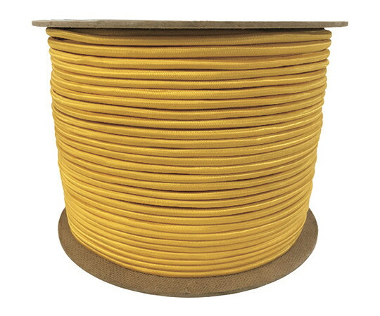 ユタカメイク タイトゴムロープドラム巻　9mm×150m　イエロー PRT-38 1巻