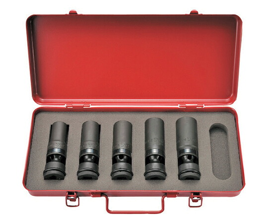 トップ工業 インパクトレンチ用ユニバーサルソケットセット PUS-1724S 1セット